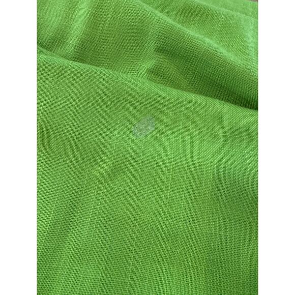 Vintage 70s Vera Neumann Hemstitch Tablecloth Avocado Green - Picture 7 of 7